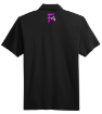 Picture of Premium Black Polo, Pink FG