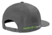 Picture of Classic Grey Snapback Flat Bill Green$