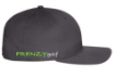 Picture of Rounded Grey Snapback Green$