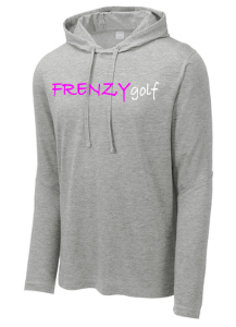 Picture of Hoodie Tee Light Grey Heather Pink FG