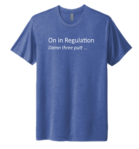 Picture of Premium Blue Chuckle Tee "On In Regulation”