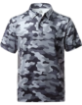 Frenzy Crazy Gray Camo Polo