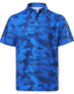 Frenzy Crazy Blue Camo Polo